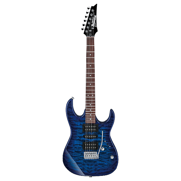 Guitarra Ibanez RG GRX70QA Transparent Blue Burst