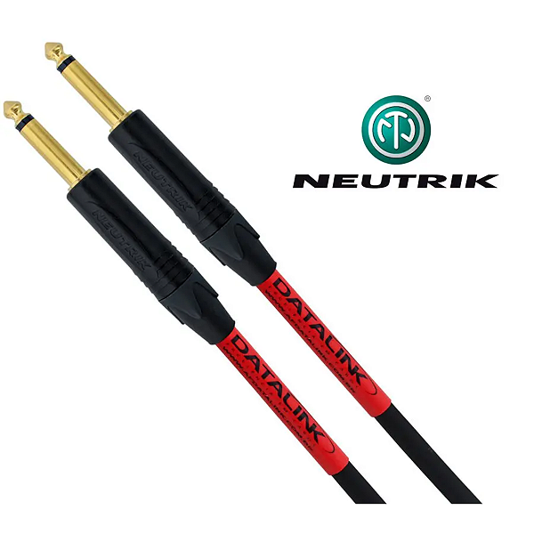 Cabo Studio P/ Instrumentos Neutrik P10 x P10 5m (Tubo Personalizado)