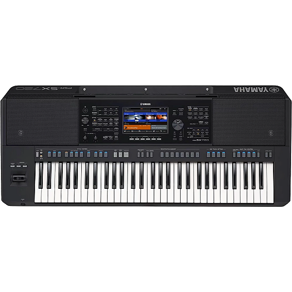 Teclado Yamaha PSR-SX720 Arranjador Preto
