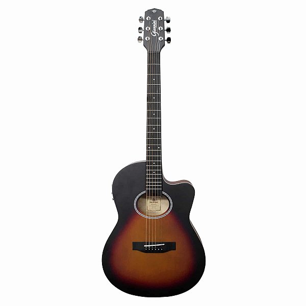 Violão Giannini Aço Eletroacústico GSF-1D CEQ Top Sunburst (CTSB)