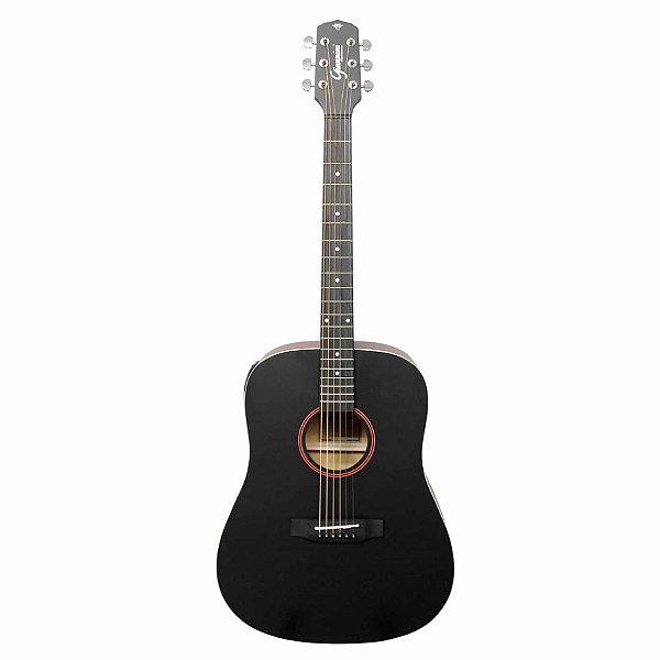 Violão Giannini Eletroacustico Performance GD-1 EQ Color Top Black (CTBK)