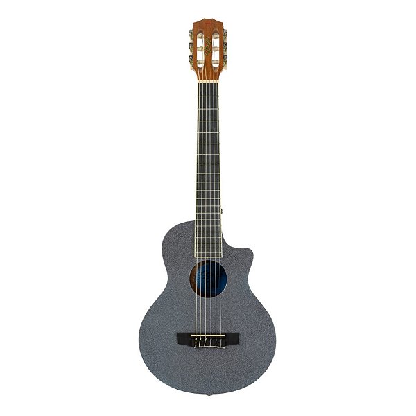 Violão Seizi Fun Panda Nylon Acústico Space Grey Sparkle