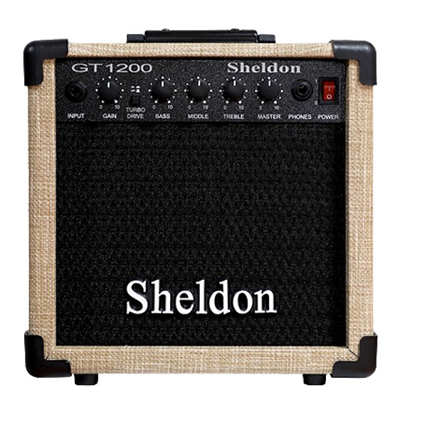 Amplificador Sheldon Para Guitarra GT1200 15W Palha