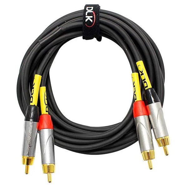 Cabo Datalink Revolution Philips RCA/RCA 1M Preto/Vermelho (Tubo Personalizado)