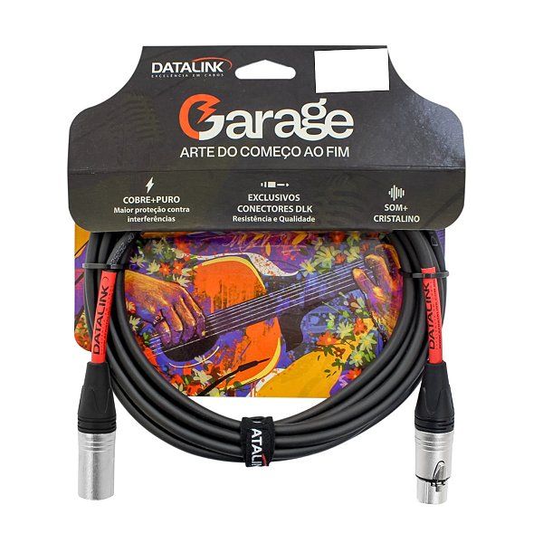 Cabo Datalink Garage Balanceado XLR/XLR 10M (Tubo Personalizado)