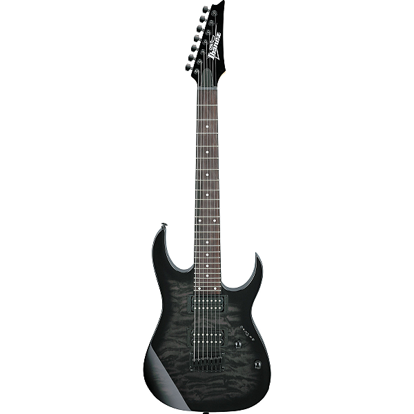 Guitarra Ibanez RG GIO GRG7221QA-TKS Transparent Black Sunburst