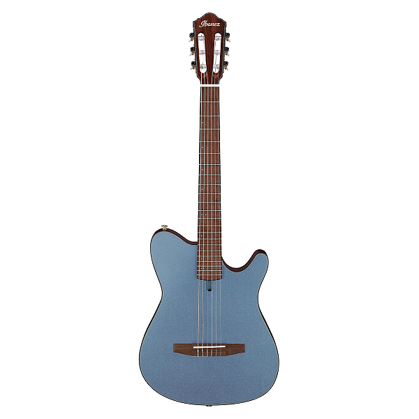 Violão Ibanez Eletroacústico Nylon Indigo Blue Metallic Flat FRH Series FRH10N-IBF