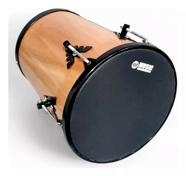 Timba Madeira Samba Music 35X10'' Verniz Pele Napa 215NP