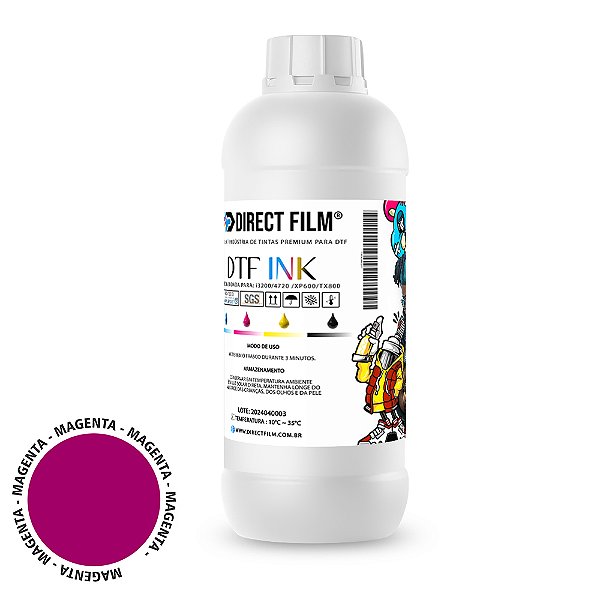 Tinta Direct Ink DTF 1 Kilo - Magenta