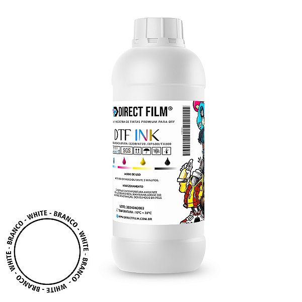 Tinta Direct Ink DTF 1 Kilo - Branco