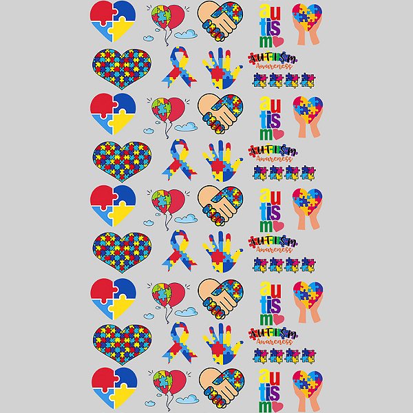 Impressão - 12 (Autismo) OBS: APÓS A COMPRA ENVIAR O PEDIDO NO BOTÃO DO WHATSAPP ↓