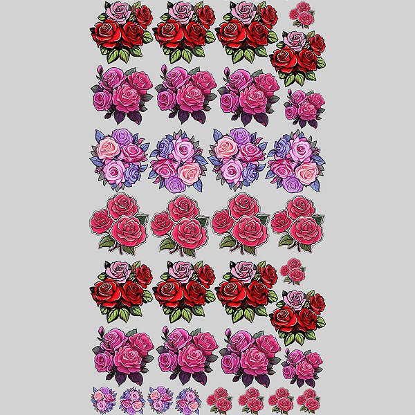 Impressão - 19 (Rosas) OBS: APÓS A COMPRA ENVIAR O PEDIDO NO BOTÃO DO WHATSAPP ↓