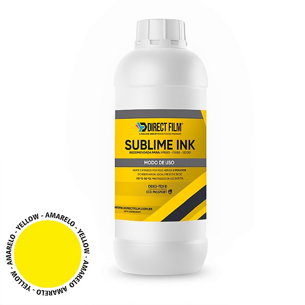Tinta Sublime Ink 1 Litro - Amarelo