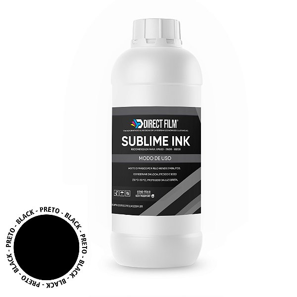 Tinta Sublime Ink 1 Litro - Preto