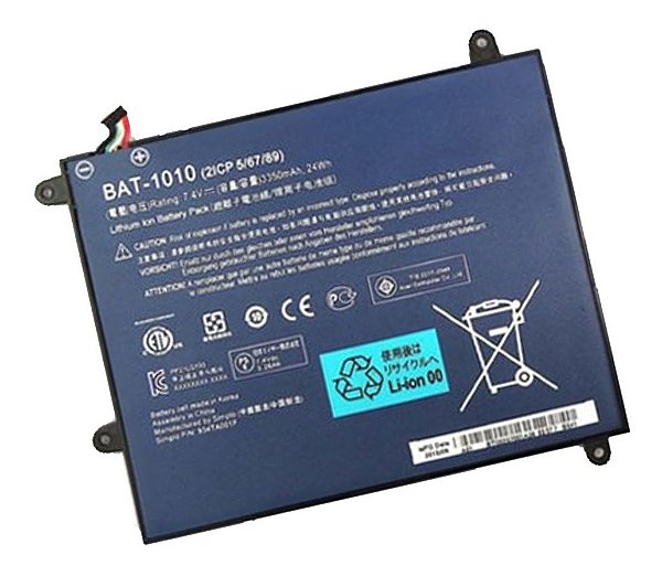 Bateria Tablet Acer Iconia Tab A500 3260mah 7.4v Bat1010