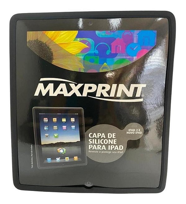 Capa Case Protetora De Silicone Para iPad 2 Maxprint