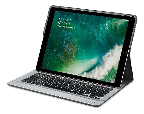 Capa Com Teclado Preto Compatível Com iPad Pro Preto 12.9" Logitech