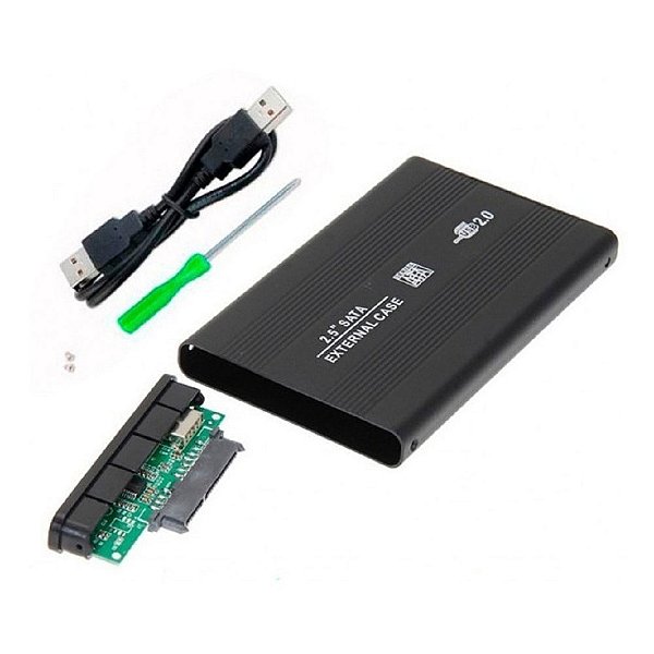 Case Gaveta Externa P/ Hd Sata 2.5 Usb 2.0 Notebook