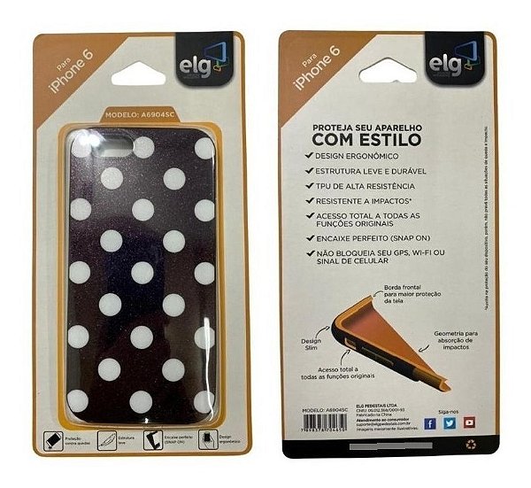 Case Para iPhone 6 - Bolinhas