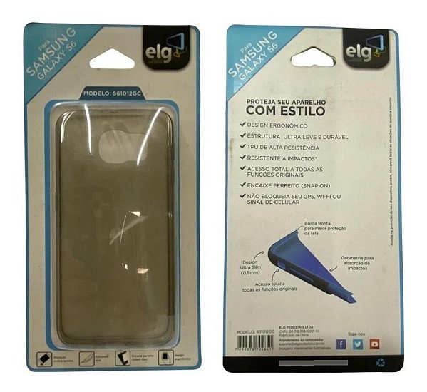 Case Para Samsung Galaxy S6 - Fumê