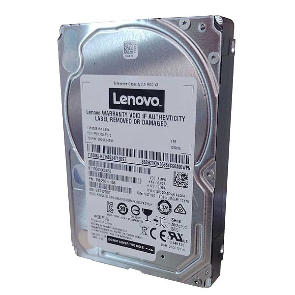 Disco Rígido Interno Hd Sas 1tb Lenovo ST1000NX0453