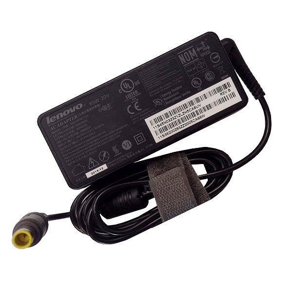 Fonte Carregador Notebook Lenovo Adlx65nct2a 20v 3.25a 65w