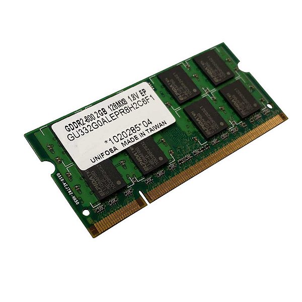 Memória Notebook DDR2 2gb 6400 800MHz