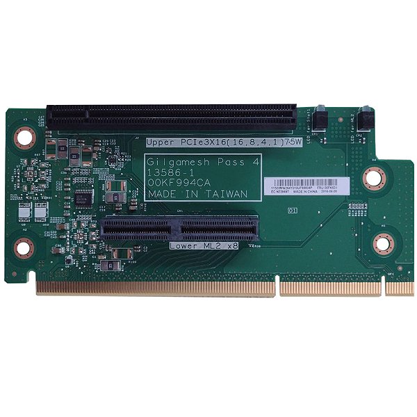 Placa Adaptador Cartão Pcie 3x16 Para x3650M5 00FK631