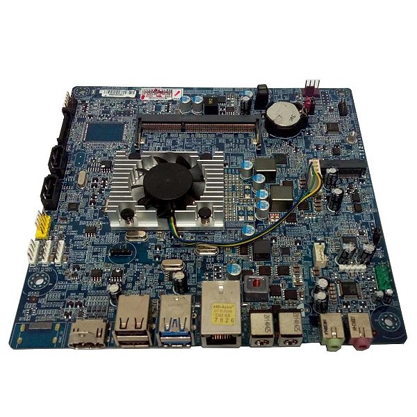 Placa Mãe Pc Ecs Bat-ti2 Celeron J1800 + Cabo e Espelho