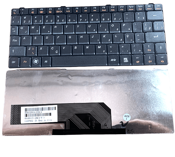 Teclado Netbook Six Skw-8000 Padrao Br 550102700-203-g