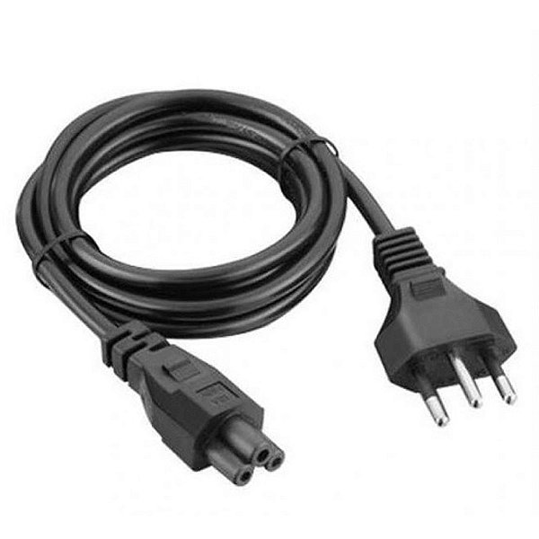 Cabo Força Energia Tripolar 3 Pinos Fonte Notebook / Tv