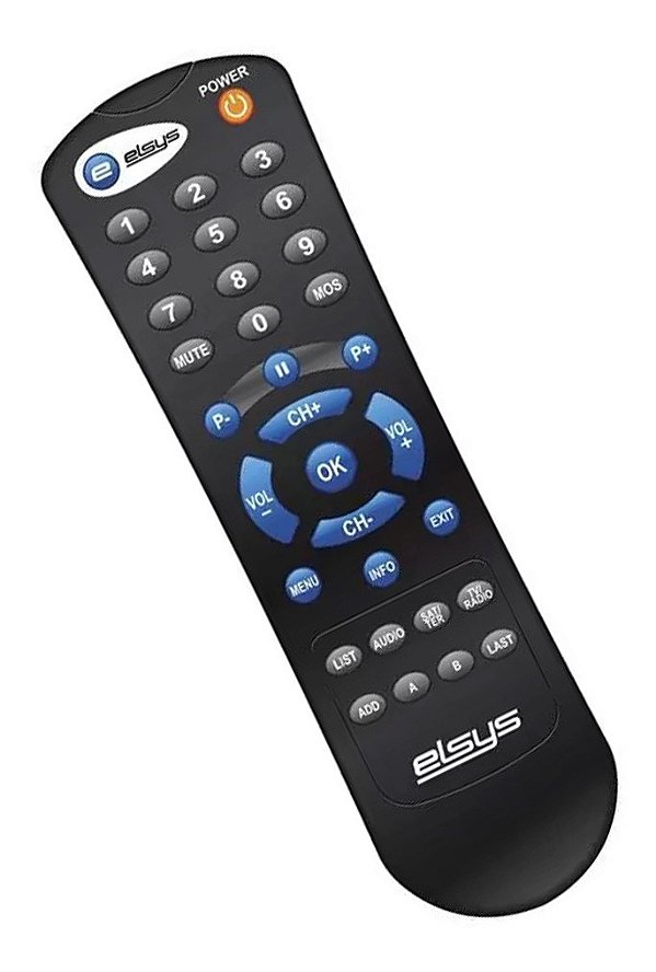 Controle Remoto Para Receptor Duomax Elsys Etgr11