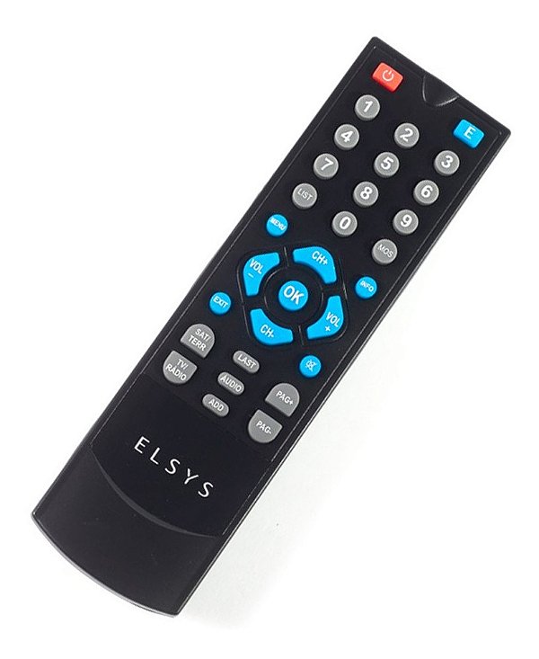 Controle Remoto Para Receptor Elsys Etrs49