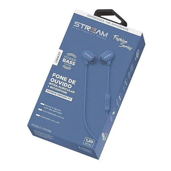 Fone De Ouvido Intra-auricular Com Microfone ELG Str12be