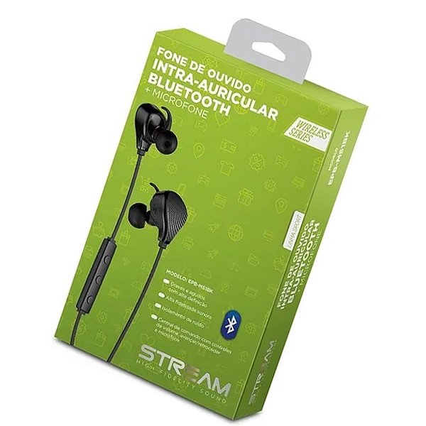 Fone Ouvido Bluetooth Sem Fio Esportivo Celular Pc Note