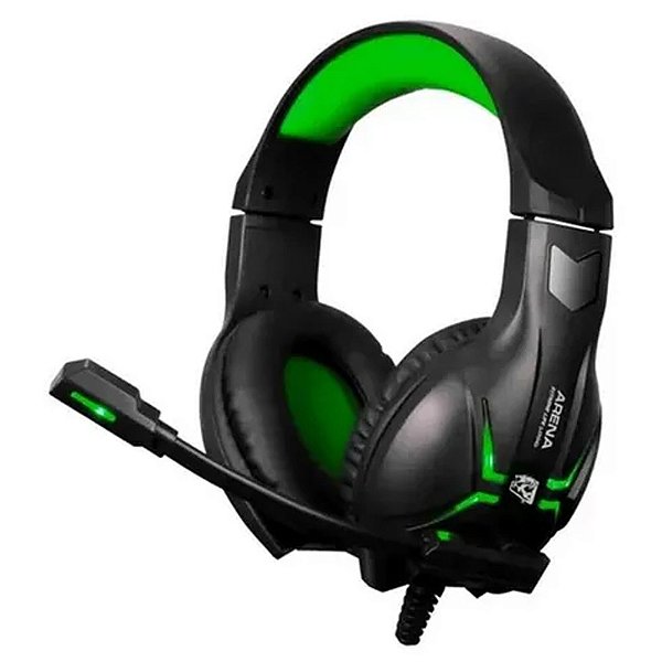 Headset Gamer Arena Com Microfone ELG