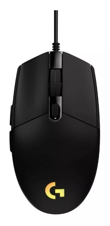 Mouse para jogo Logitech G Series Lightsync G203 preto