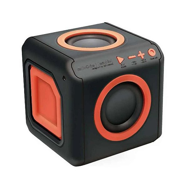 Speaker Caixa De Som Portátil AudioCube Bluetooth P2 USB 15W Elg PWC-AUDWD