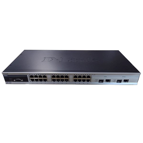 Switch D-Link Corporate 26 Portas 10/100/1000 Gigabit DES-3526