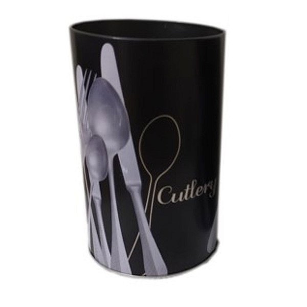 Vasilha Lata Escorredor Porta Talheres Coleção Kitchen