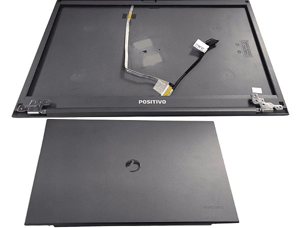 Carcaça Da Tela Notebook Positivo Motion C4500c C4500D Cinza