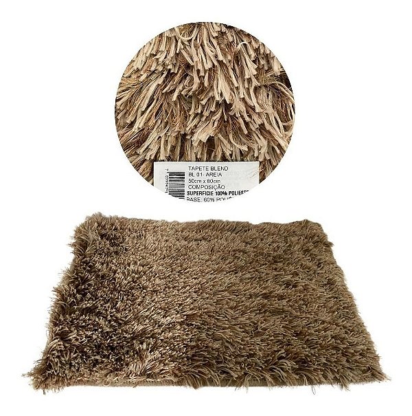 Tapete Capacho Para Porta 40x60 - Antiderrapante Pelo Alto