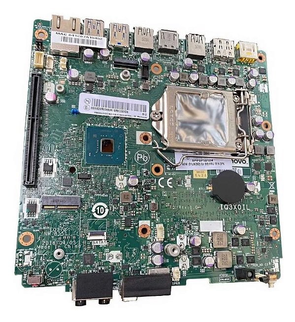 Placa Mãe Lenovo Thinkcentre M720q Tiny Iq3x0il Ddr4 Lga1151