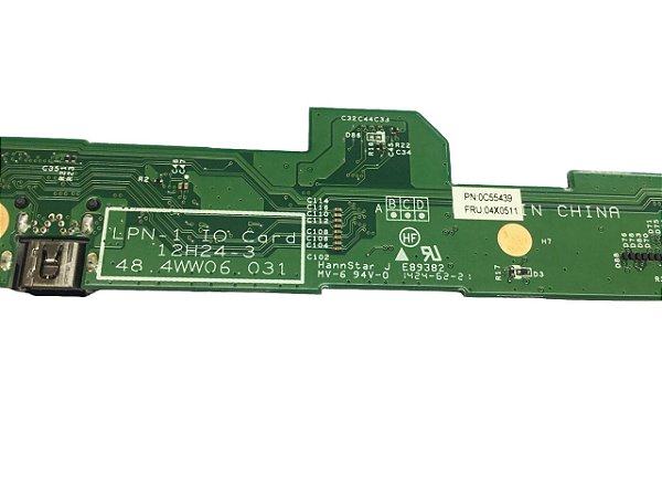 Placa Carregamento Leitor Sim Usb Para Lenovo Thinkpad Helix
