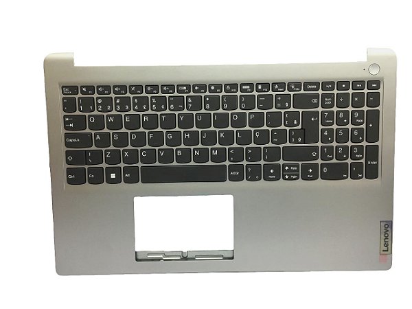 Carcaça Base Com Teclado Lenovo Ideapad 1-15igl7 Prata