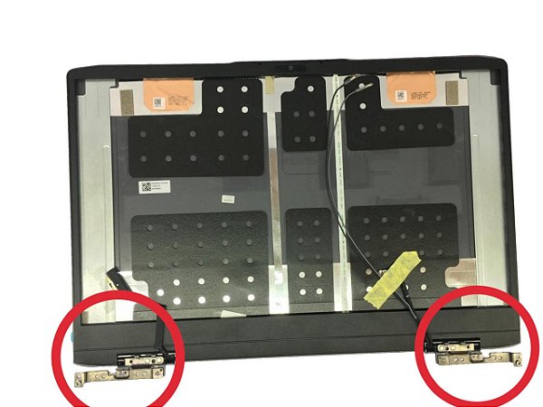 TAMPA  MOLDURA E DOBRADIÇA NOTEBOOK LENOVO LOQ 145IRH8 CINZA
