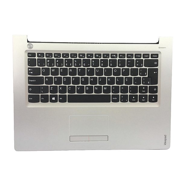 Base Superior Com Teclado Lenovo IdeaPad 310 14isk Prata
