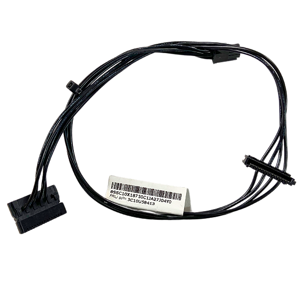 Cabo SATA de Alimentação Dual Original Lenovo PN: 5C10U58413