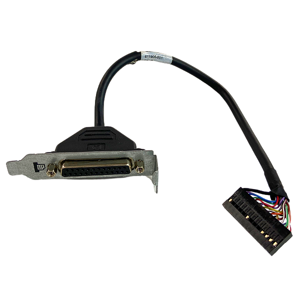 Adaptador Porta Paralela HP 611900-001 Perfil Baixo 25 Pinos