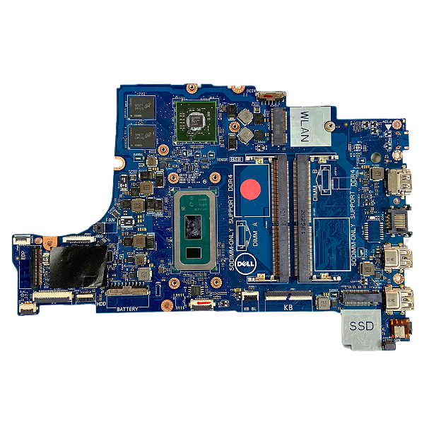 Placa Mãe Dell LA-K033P Core™ i7-1165G7 2 SLOT DDR4 SUCATA